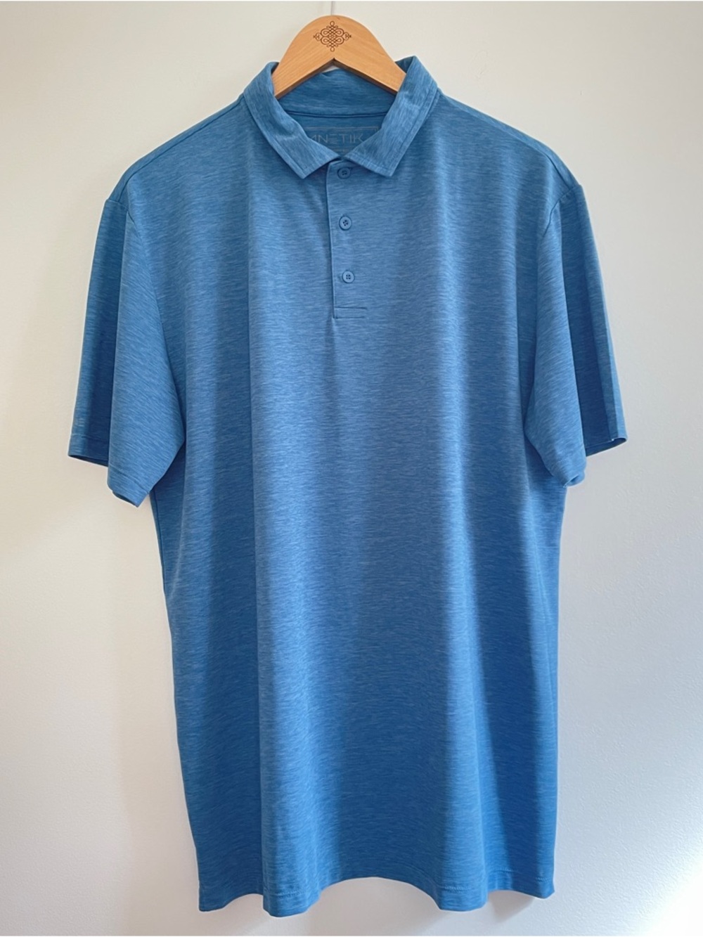 Anetik Mens Performance Polo Mens Shirt Large UPF 30+ Golf Athletic Lightweight